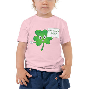 Kiss Me I'm Irish - Toddler Short Sleeve Tee