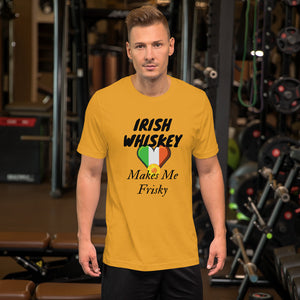 St. Patrick's Day Frisky Whiskey - Novelty T-Shirt