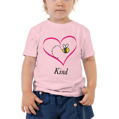 Bee Kind Heart - Toddler Short Sleeve Tee