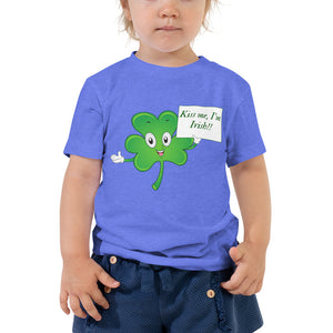 Kiss Me I'm Irish - Toddler Short Sleeve Tee