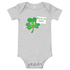 Kiss Me I'm Irish - Soft Baby Onsie