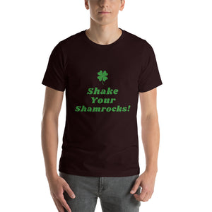 Shake Your Shamrocks (Green Text) Novelty Tee