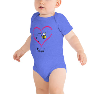 Bee Kind Heart Soft Baby Onesie