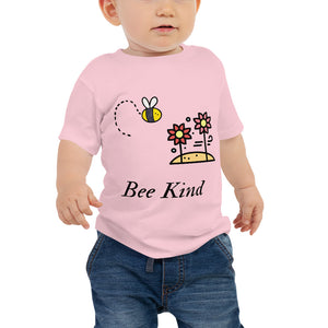 Bee Kind Flowers - Baby Jersey Short Sleeve Tee