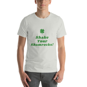 Shake Your Shamrocks (Green Text) Novelty Tee