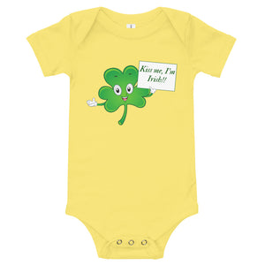 Kiss Me I'm Irish - Soft Baby Onsie