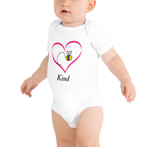 Bee Kind Heart Soft Baby Onesie