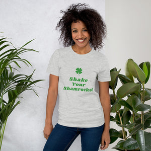 Shake Your Shamrocks (Green Text) Novelty Tee