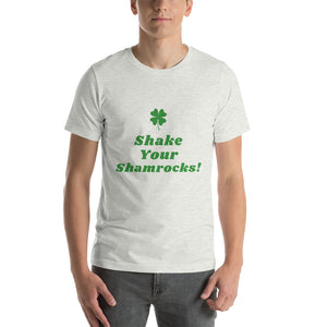 Shake Your Shamrocks (Green Text) Novelty Tee