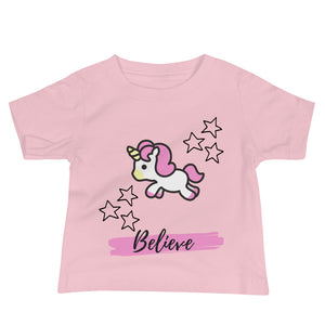 Believe in Unicorns - Soft Baby Jersey Short Sleeve Tee