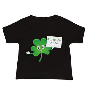 Kiss Me I'm Irish - Baby Jersey Short Sleeve Tee