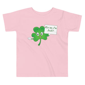 Kiss Me I'm Irish - Toddler Short Sleeve Tee