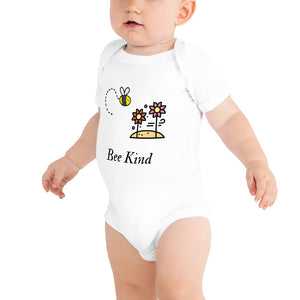 Bee Kind Flowers - Soft Baby Onsie